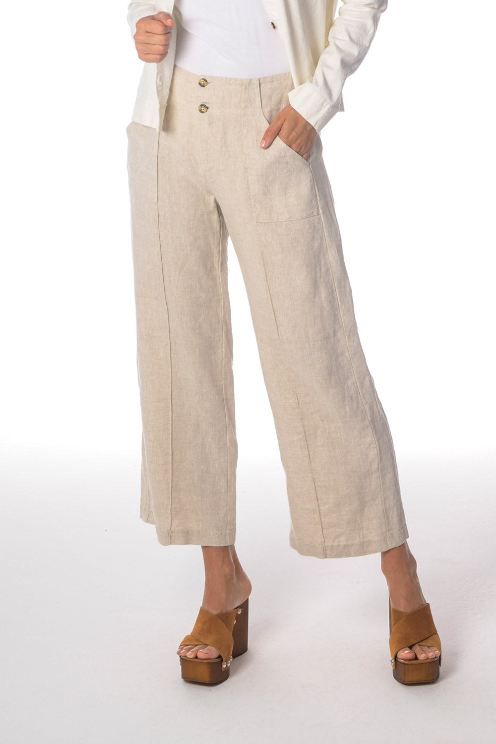 パンツ argue linen narrow pants argue linen narrow pants - メルカリ
