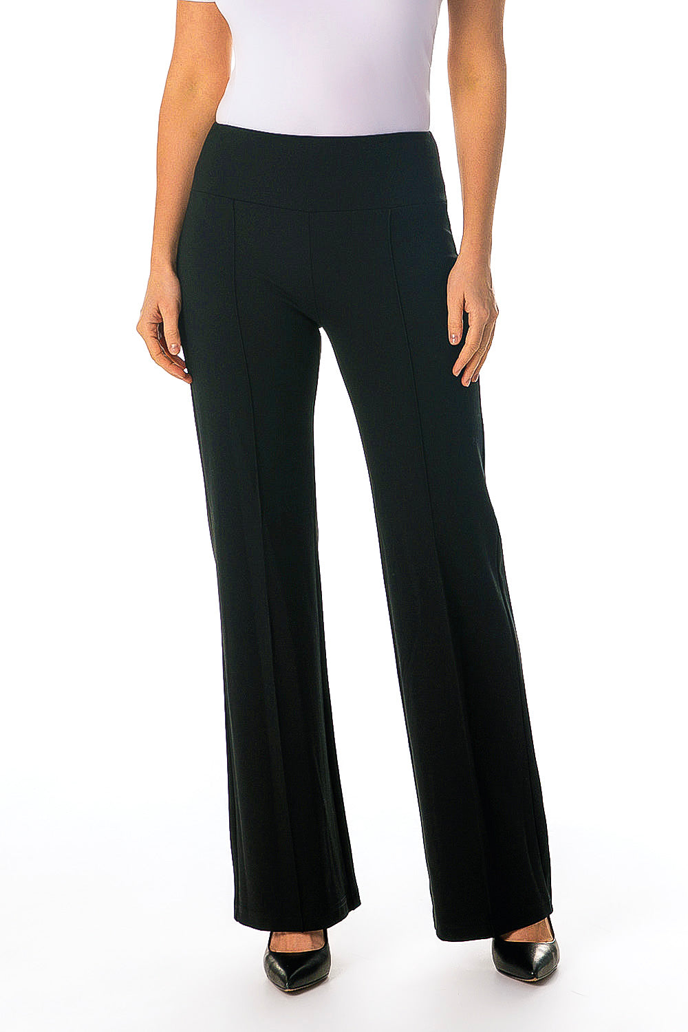 Ponte Slip On Wide Leg