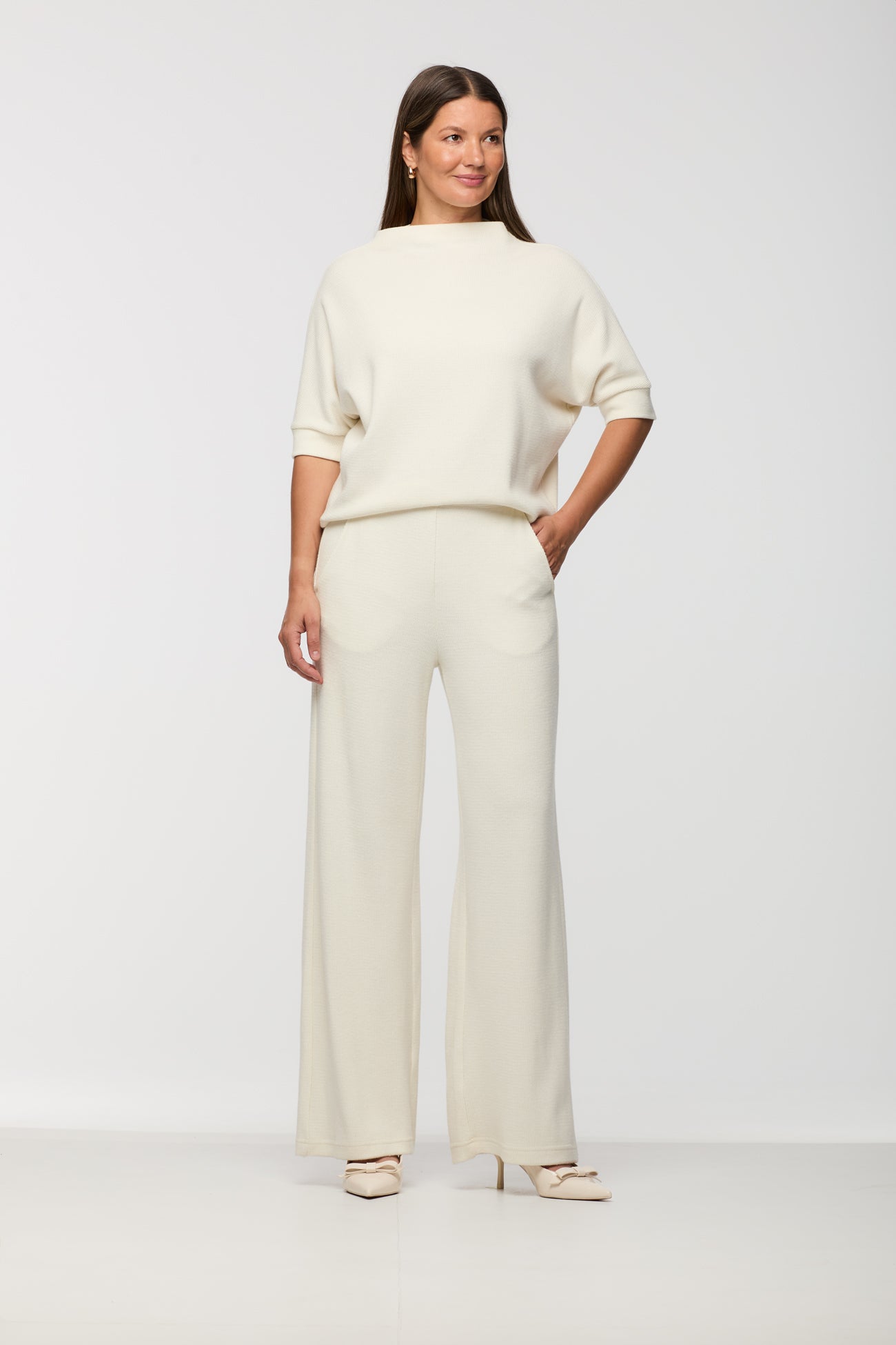 Demi Knit Shorter Sleeve Sweater